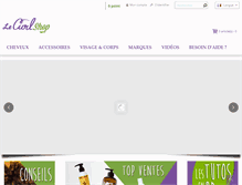 Tablet Screenshot of lecurlshop.com